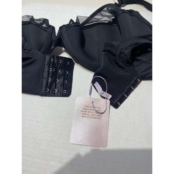 Savage X Women's Savage Not Sorry Microfiber & Lace Half Cup Bra Size 42DD New - Picture 8 of 10